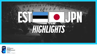 Highlights | Estonia vs. Japan | 2023 #IIHFWorlds Division 1B
