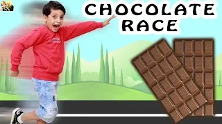 CHOCOLATE RACE | Game Sharing is Caring | Moral Value for kids | Aayu and Pihu Show