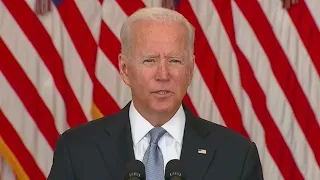 President Biden defends decision to withdraw US troops