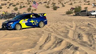 First Subaru WRX Going Up Old Oldsmobile Hill Glamis Thanksgiving