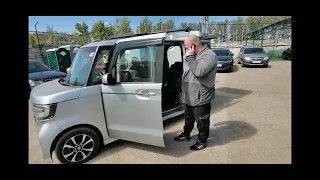 Купил правый руль с аукциона Японии в Москве Honda NBOX CUSTOM