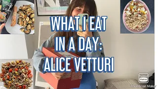 WHAT I EAT IN A DAY - ALICE VETTURI EDITION - UNBOXING PROZIS, IL MIO PERCORSO FITNESS CON ALICE