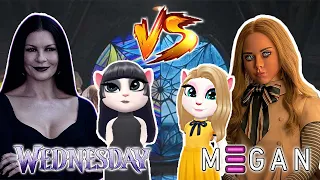 My Talking Angela 2 💖/ M3gan Doll Makeover And Morticia Addams Vs Angela 🔥/ New Year Update Gameplay
