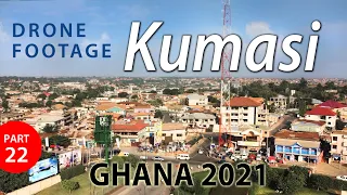 How does Santasi, Atasemanso and Adiemma look like? - drone footage Kumasi - Ghana 2021 - part 22
