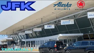 JFK Int'l Airport  Terminal 7, Departures and Arrivals, Airlines, Ground Transportation 4K