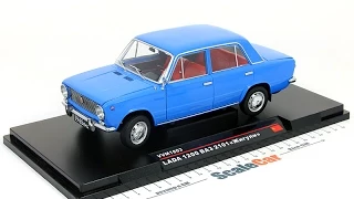 ВАЗ 2101 Жигули (синий) 1971. Масштаб 1/18. IST Models для VVM