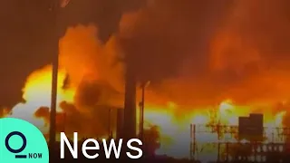 Massive Fire Broke Out In New Jersey Warehouse