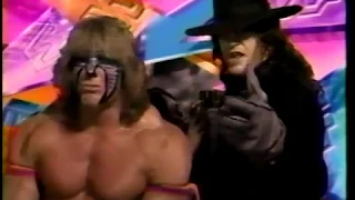 Ultimate Warrior & Undertaker Promo [1992-07-05]