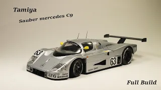 Tamiya 1989 Mercedes Sauber c9 1/24 scale full model build