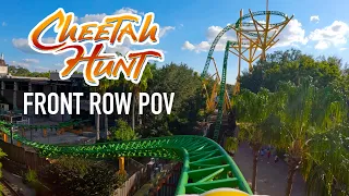 Cheetah Hunt Front Row POV Busch Gardens Tampa Intamin Multi-Launch Coaster