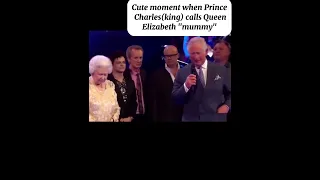 Cute moment when Prince Charles(king) calls Queen Elizabeth "mummy"