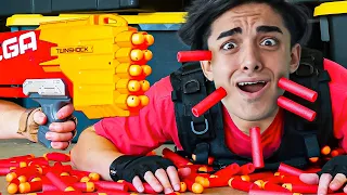 NERF WAR AT HOME !! (Nerf Challenge)