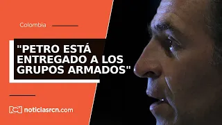 Federico Gutiérrez en Noticias RCN: “Petro está entregado a los grupos armados”