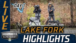 Highlights: Day 1 Bassmaster action at Lake Fork