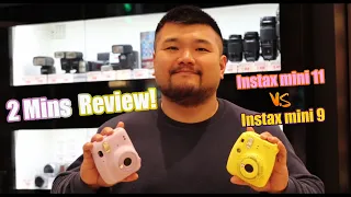 Fujifilm Instax mini 9 v.s. Instax mini 11! Which is your pick? - Morro's 2 Min Review