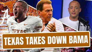 Texas Beats Alabama - Josh Pate Rapid Reaction (Late Kick Cut)