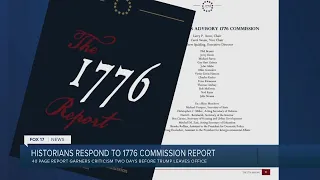 Historians rebuke Trump's 1776 Commission's report