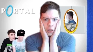 Fordy Reacts to: Portal 2 Co-op BLINDFOLDED by DanAndPhilGAMES