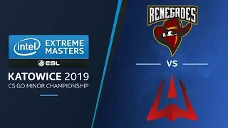 CS:GO - Renegades vs. AVANGAR [Train] Swiss Round 1 - Challengers Stage - IEM Katowice 2019