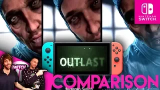 Outlast Switch Vs PS4 and PC: Good Port or Bad? (Side by side Gameplay compasiron)