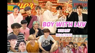 BTS (방탄소년단) (Boy With Luv) feat. Halsey' MV // DiCe cover BTS // Reaction