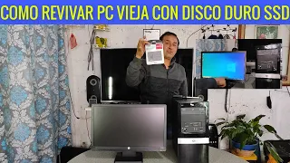 COMO ACTUALIZAR UN CPU VIEJITA CON DISCO DURO SSD