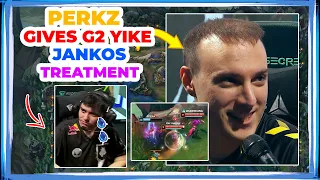 VIT Perkz Gives Jankos Treatment for G2 Yike [FUNNY]