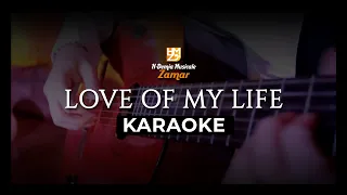 "Love of my life" (concert LIVE version ) Queen Brian + Freddie Mercury KARAOKE Classic guitar