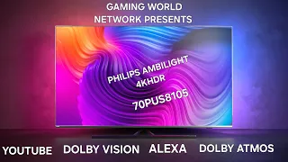 AQUARIUM PS5 PHILIPS AMBILIGHT 70PUS8105 4KTV DOLBY ATMOS DOLBY VISION