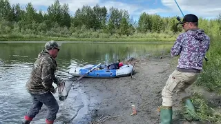 Fishing for Pike in Alberta rivers