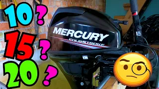 TEST IN A TANK OF MERCURY 10 HP OUTBOARD MOTOR