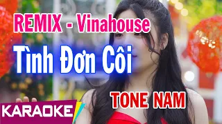 Tình Đơn Côi | Karaoke Remix | Beat Chuẩn | Tone Nam | Bình Nguyên Media