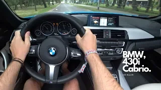 BMW 430i XDrive Cabrio 252 HP 4K | POV Test Drive #081Joe Black