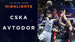 CSKA vs Avtodor Highlights January, 4 | Season 2021-22