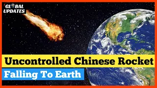 Chinese Rocket falling to Earth | Long March 5B lost control | Chinese Rocket Failure #shorts