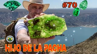 Descubro piedra preciosa VERDE ESMERALDA. Geoda increíble y única. Aventura con HIJO DE LA PACHA.#70