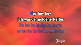 Karaoke Der Goldener Reiter - Joachim Witt *