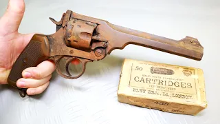 Rusty and Broken WW1 Revolver Restoration (Webley Mk VI)