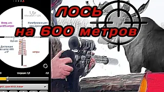 Лось на 600м ночью с тепловизионного прицела??? Реально!