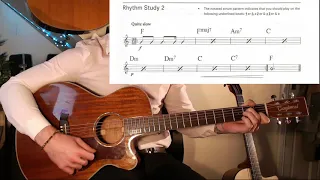 LCM Grade 2 Rhythm Study For Acoustic Guitar Exam