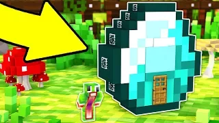 HOW TO LIVE INSIDE A DIAMOND IN MINECRAFT!