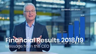 Financial Results 2018/19 - Message from the CEO