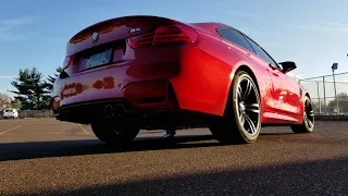 BMW f82 M4 M Performance exhaust