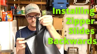 Installing Zippers Backwards