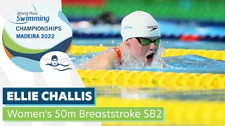 🇬🇧 Ellie Challis absolutely smashes world record! | Women's 50m Breaststroke SB2 - Final