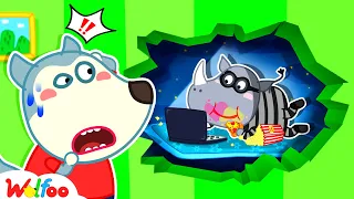 Stranger Makes Secret Room in The House | Stranger Danger | Kids Safety Cartoon 🤩Wolfoo Kids Cartoon