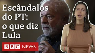 O que Lula disse sobre mensalão e petrolão