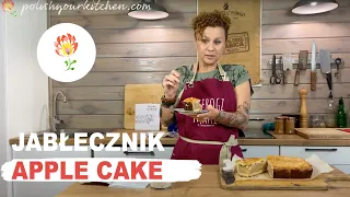 Classic Polish dessert - APPLE CAKE - JABŁECZNIK - Polish recipe.