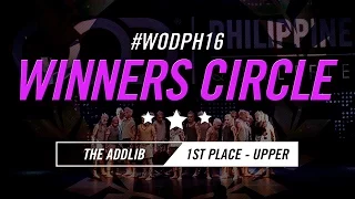 THE ADDLIB | 1st Place – Upper Division | World of Dance Philippines Qualifier 2016 | #WODPH16