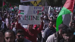 Thousands attend pro-Palestine protest in Dallas, Texas amid Israel-Hamas conflict
